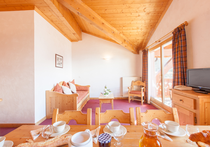 2 Kamer appartement Slaapnis 6 personen. - travelski home premium - Les Chalets de l'Adonis 4* - Les Menuires Bruyères