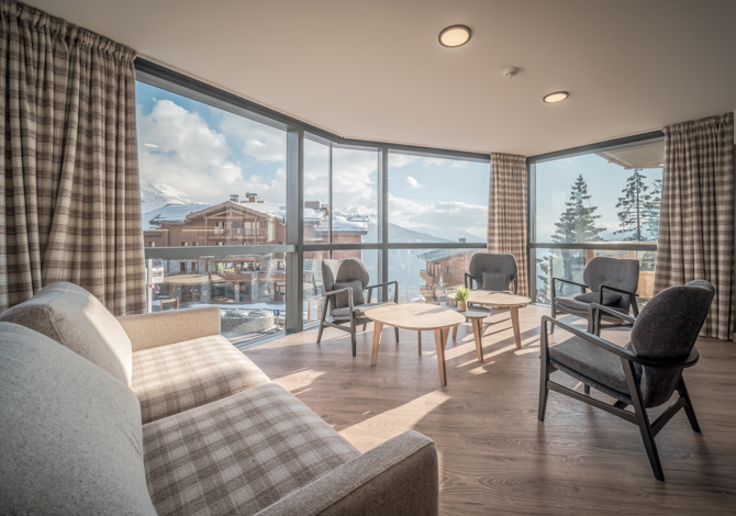 7 Kamer appartement 14 personen Duplex Vue Vallee - Résidence Le Sky - La Rosière