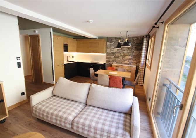4 Kamer appartement 6 personen Duplex Uitzicht Vallei nr.400 - Résidence Le Sky - La Rosière