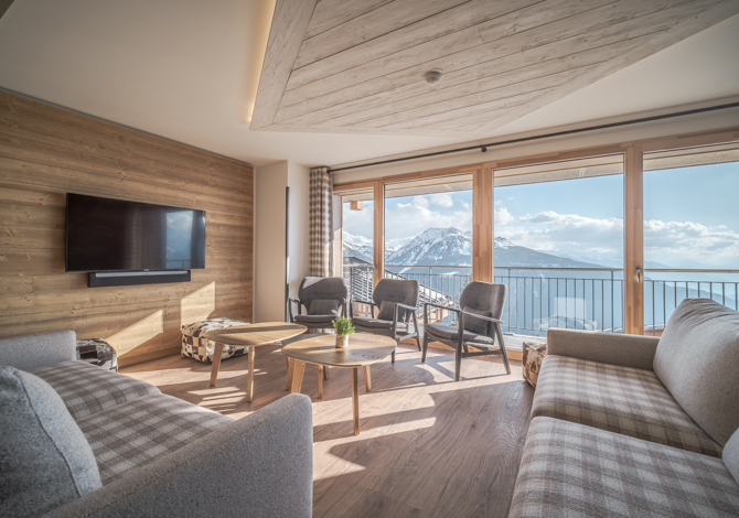 7 Kamer appartement 16 personen Duplex Uitzicht Vallei - Résidence Le Sky - La Rosière