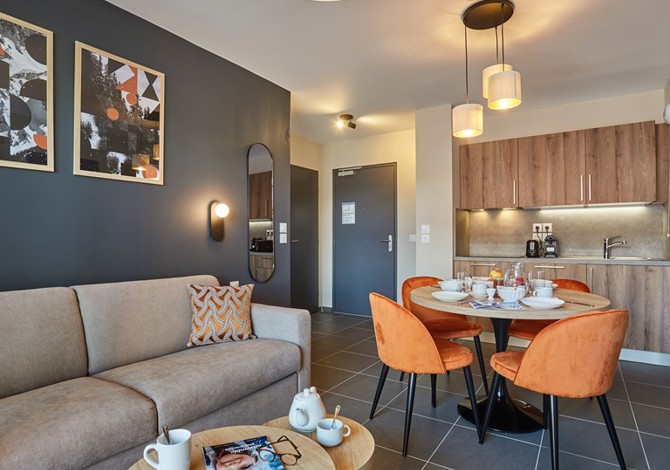 2 kamer appartement 4 personen - Résidence Prestige Odalys Le Mont d'Auron - Auron