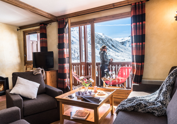 4 Kamers 8 personen met cabine en sauna - Résidences Village Montana 4* - Tignes 2100 Le Lac