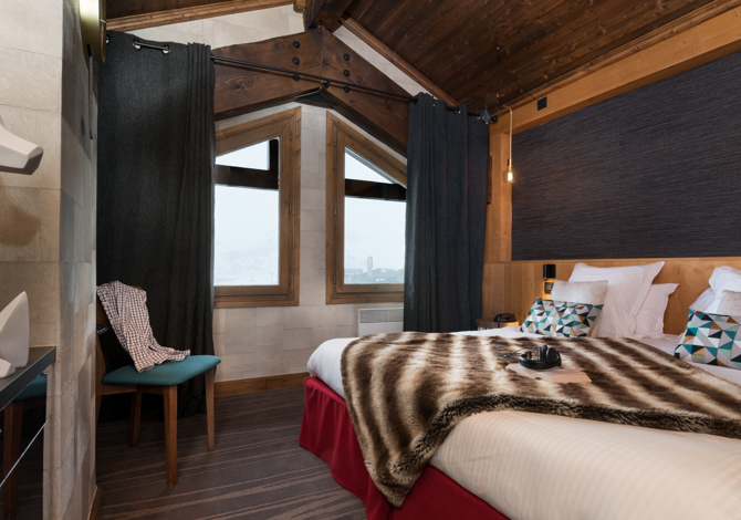 Junior Suite voor 2 personen Vroegboeker - Hôtel Village Montana 4* - Tignes 2100 Le Lac