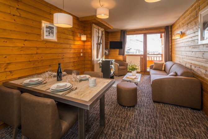 3 Kamer appartement 4/6 Personen Comfort - Résidence Val 2400 4* - Val Thorens