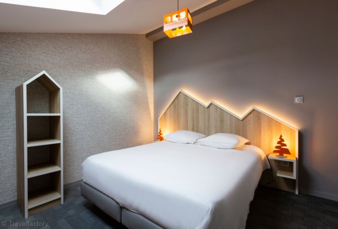 Kamer appartement 4 personen Iseran Mezzanine - Hôtel Base Camp Lodge - Bourg Saint Maurice
