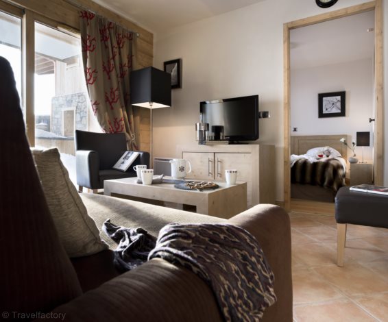 2 kamers 2/4 personen - Résidence CGH & SPA Le Cristal de l'Alpe 4* - Alpe d'Huez