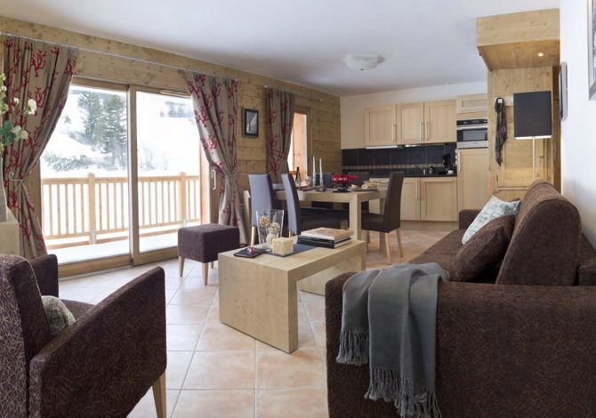 4 kamers 6/8 personen - Résidence CGH & SPA Les Chalets de Flambeau 4* - Val Cenis Les Champs