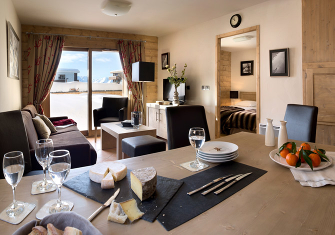 5-kamer appartement duplex - 6 t/m 10 personen - Résidence CGH & SPA Le Cristal de l'Alpe 4* - Alpe d'Huez
