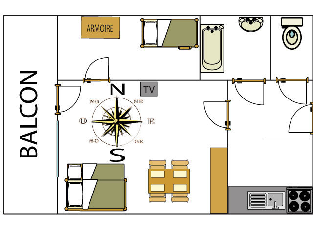 Flats HAMEAU DU BORSAT 3 - Tignes Val Claret