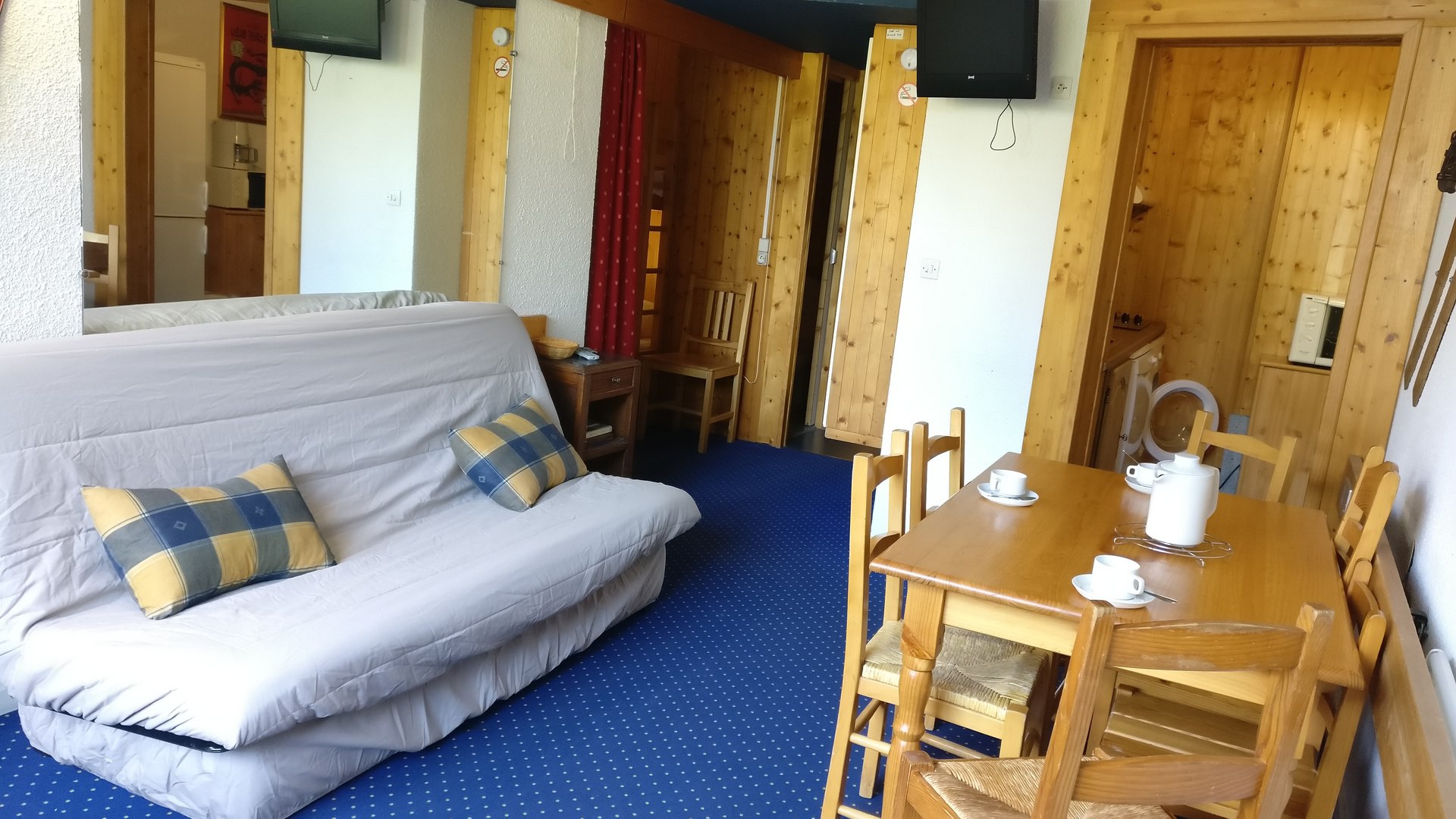2-kamer appartement cabine slaapnis - 5 t/m 7 personen - Flats MIRAVIDI - Les Arcs 1800