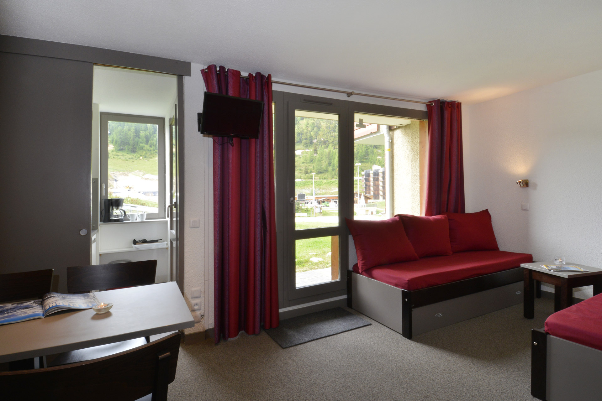 Studio 4 personen Comfort - travelski home choice - Flats LES GLACIERS 3 - Plagne Bellecôte