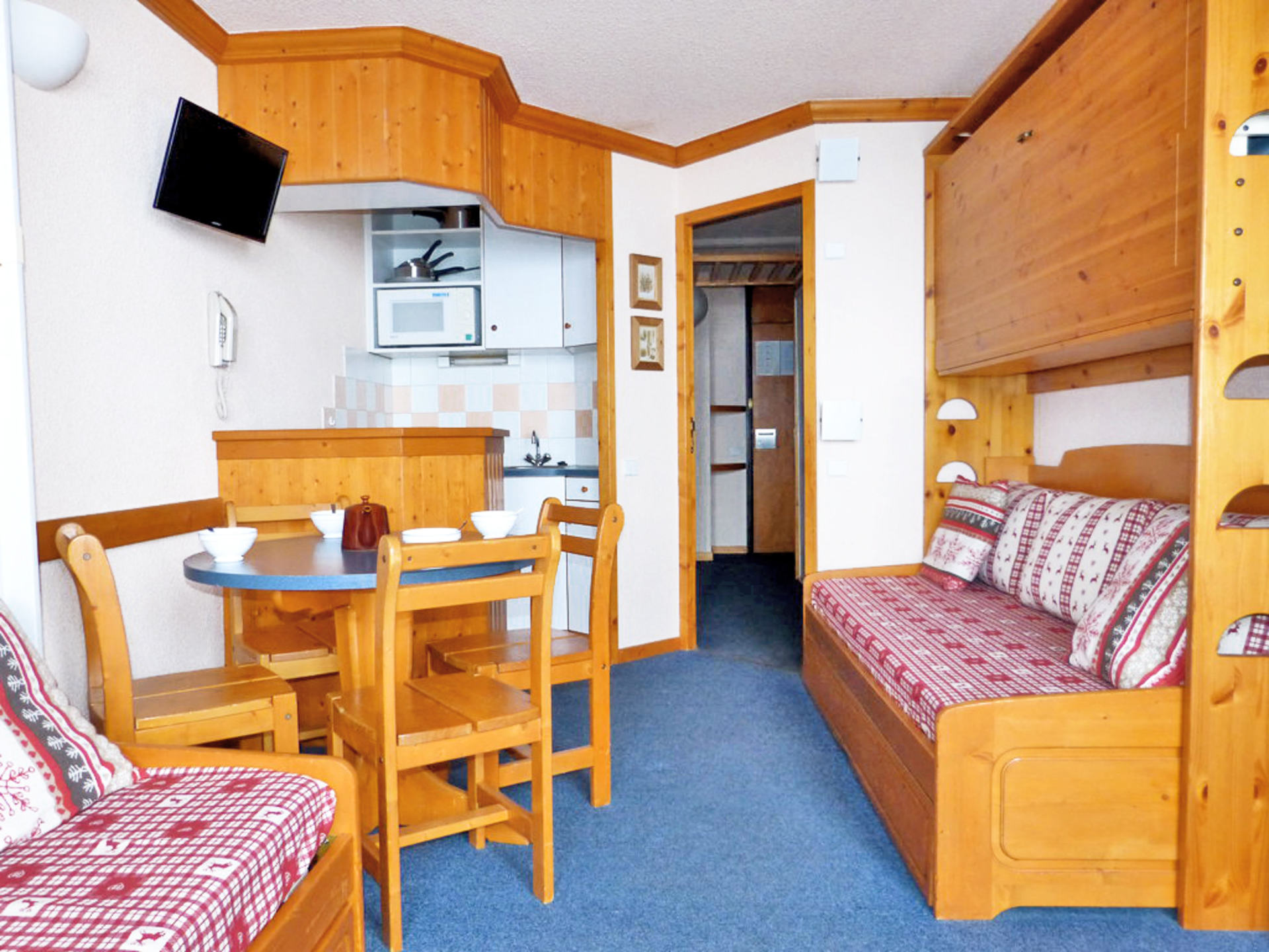 Studio 4 personen - travelski home choice - Flats ZENITH - Plagne - Aime 2000