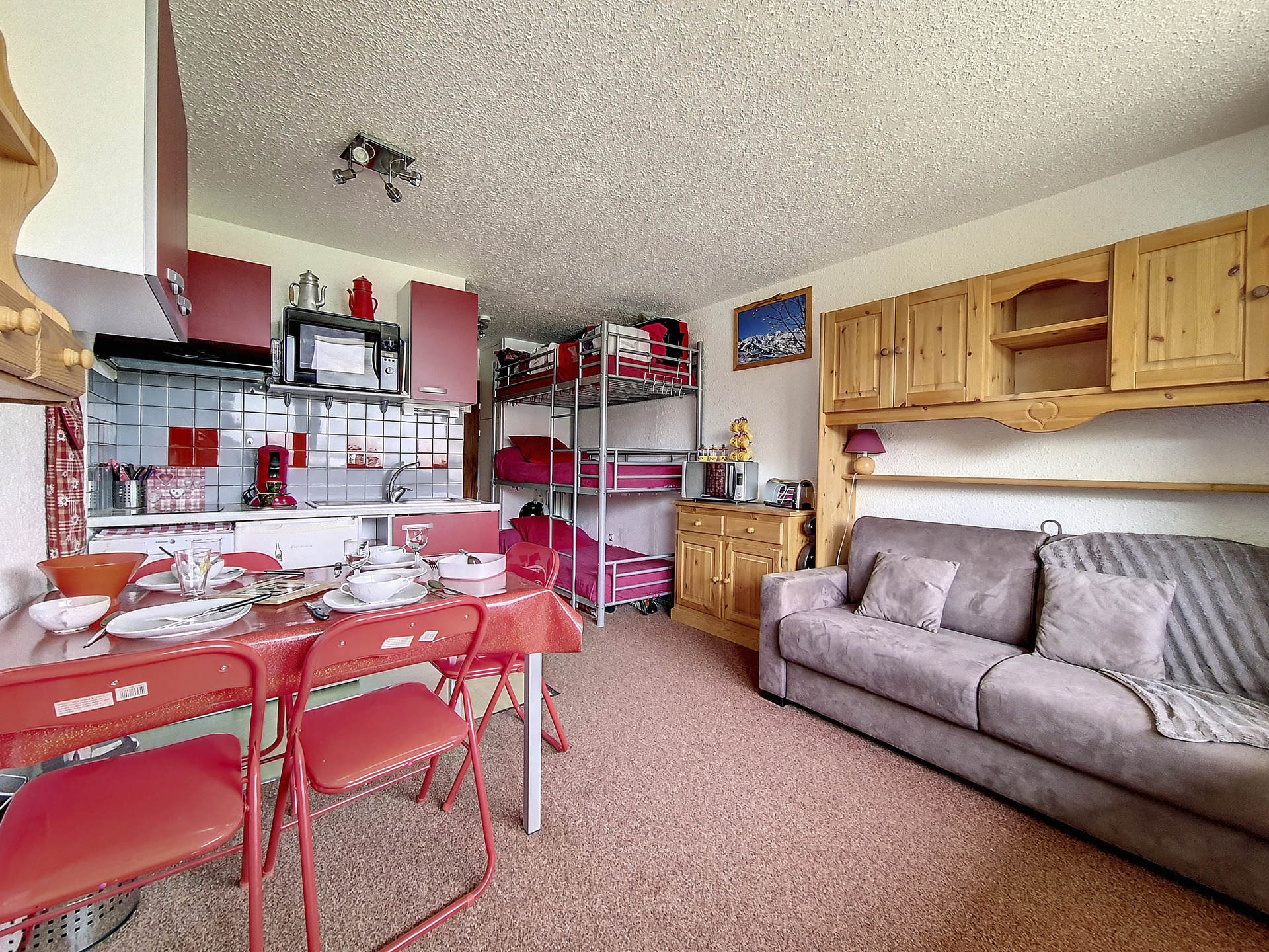 Studio 4 Personen Comfort - travelski home choice - Flats ARAVIS - Les Menuires Croisette