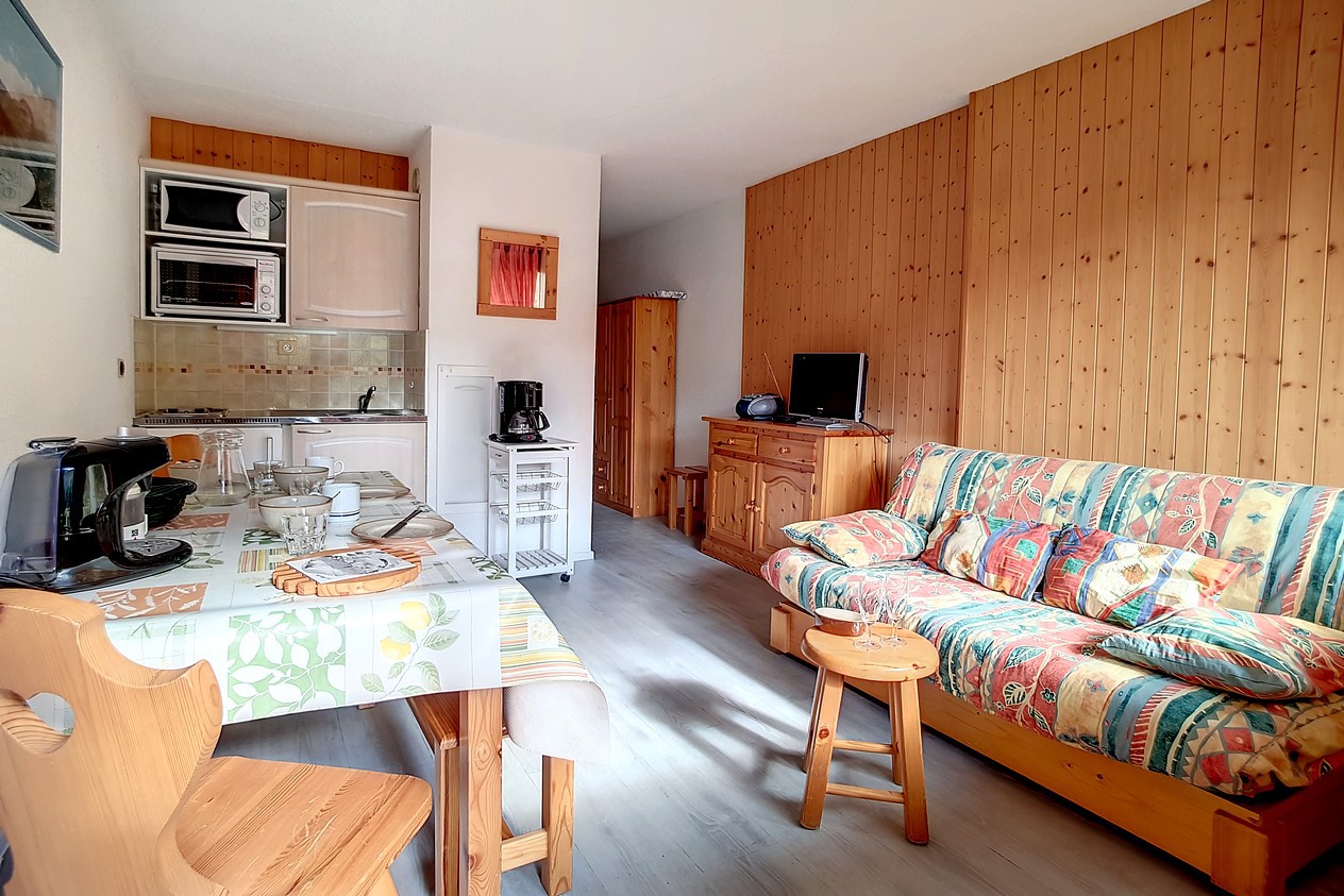 Studio cabine - 2 t/m 4 personen - travelski home choice - Flats ASTERS C6 - Les Menuires Fontanettes