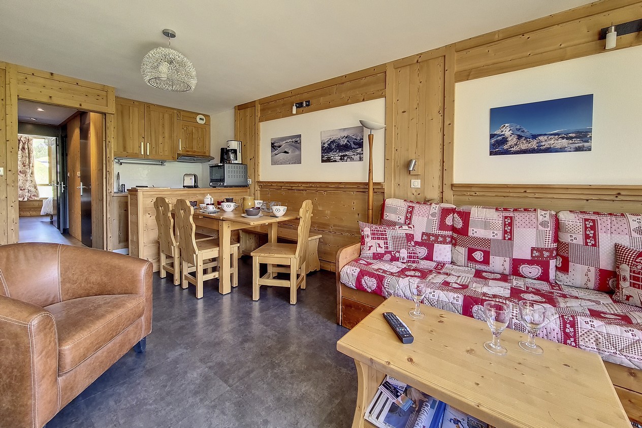 2 kamer appartement 6 personen Comfort - Flats CARON - Les Menuires Preyerand
