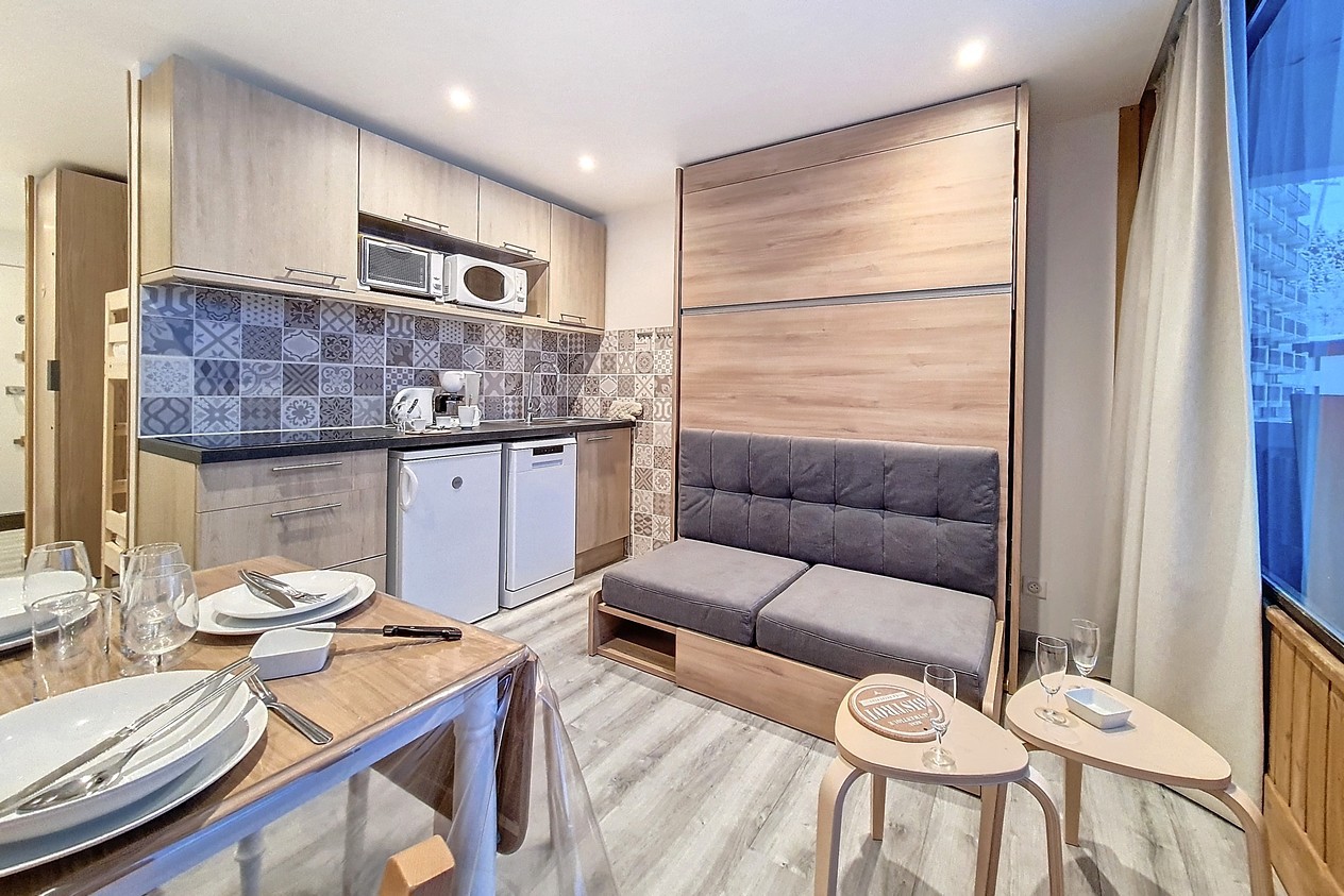 Studio 4 personen - travelski home choice - Flats CHAVIERE - Les Menuires Croisette