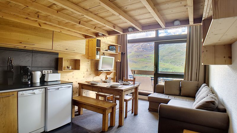 Kamer appartement 6 Personen - travelski home choice - Flats COTE BRUNE - Les Menuires Brelin