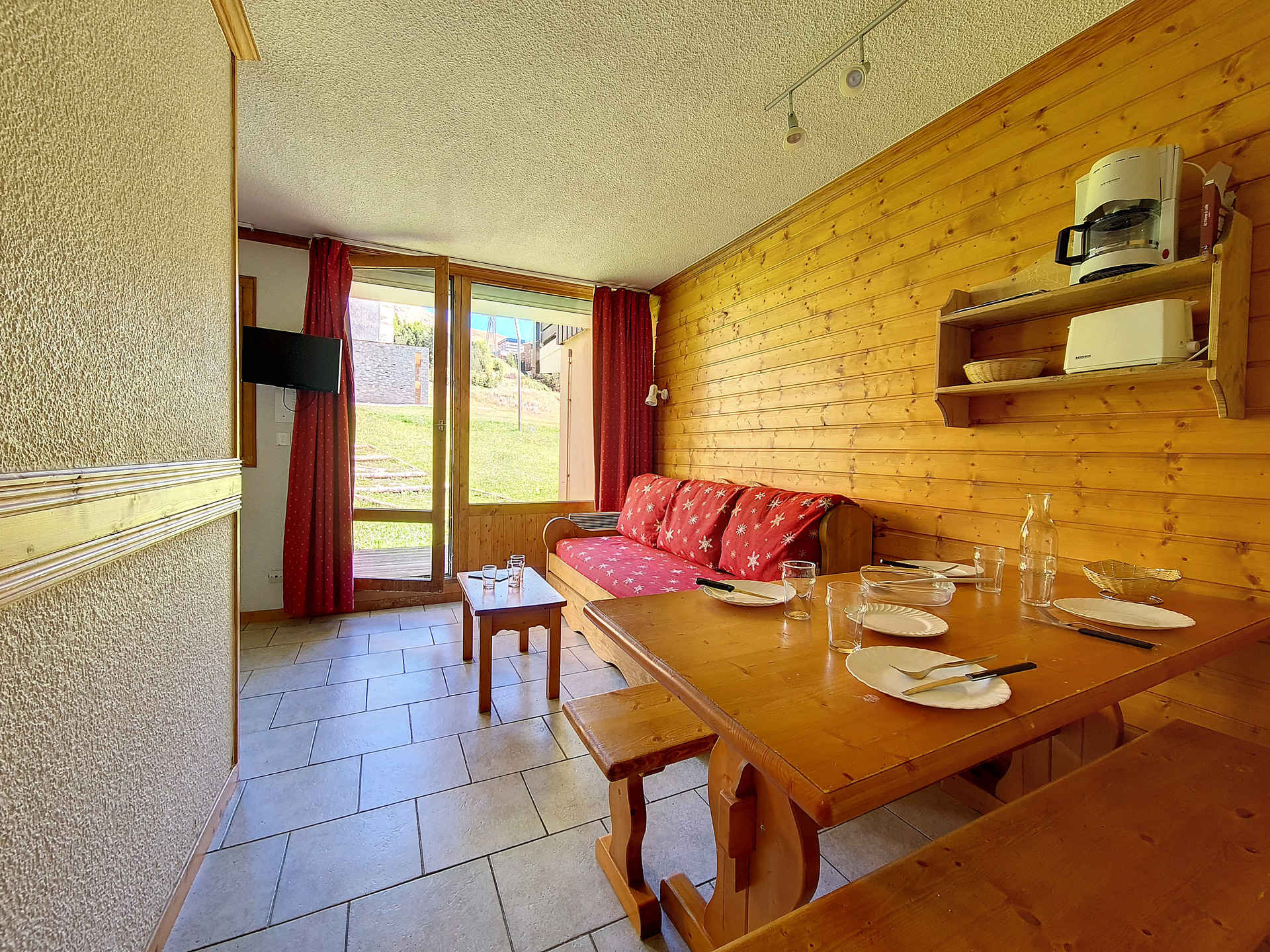 Studio cabine slaapnis - 2 t/m 4 personen - travelski home choice - Flats VILLARET - Les Menuires Preyerand