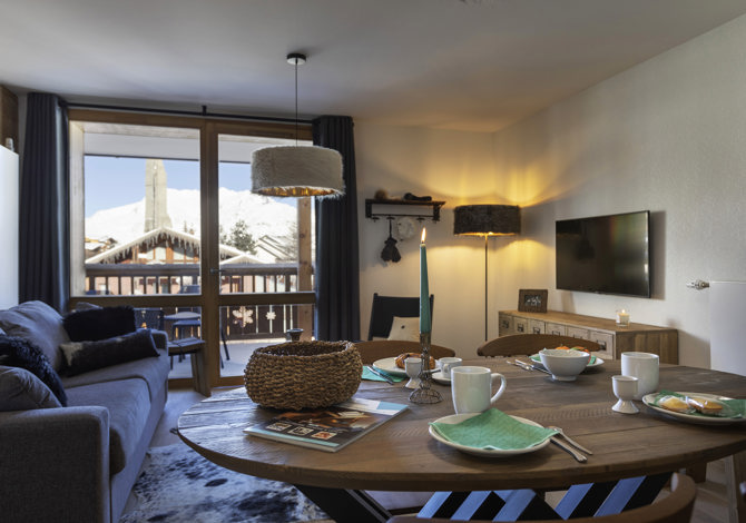 2 Kamer appartement 6 Personen met cabine - Résidence Neige et Soleil - Les Deux Alpes Centre 