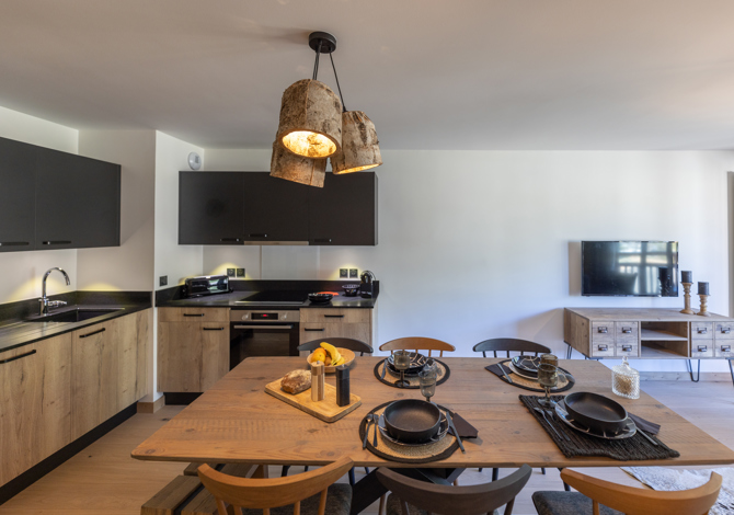 2 Kamer appartement voor 6 Personen met Cabine - Résidence Cristal Lodge - Serre Chevalier 1350 - Chantemerle
