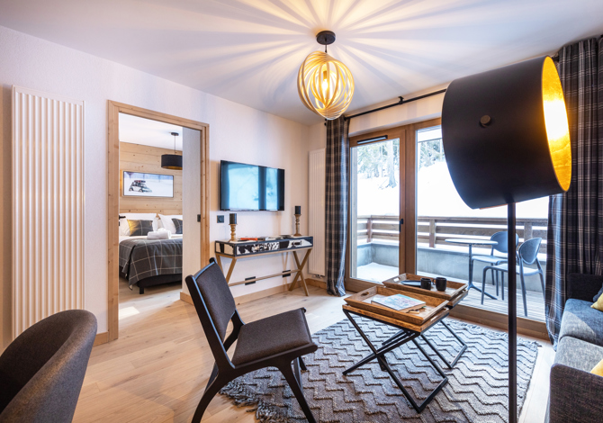 2 Kamer appartement 4 Personen - Résidence Snoroc - Plagne Montalbert
