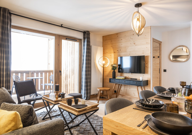 3 Kamer appartement 8 Personen met cabine - Résidence Snoroc - Plagne Montalbert