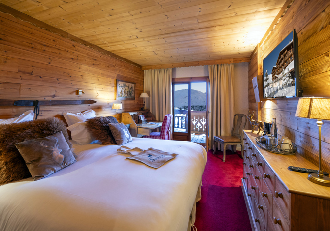 Privilège Slaapkamer 3 Personen met ontbijt - Hôtel Au Chamois D’Or 5* - Alpe d'Huez