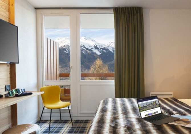 Superior Kamer appartement 2 Personen (2 eenpersoonsbedden) All-Inclusive - SOWELL Family La Lauzière 3* - Plagne Montalbert
