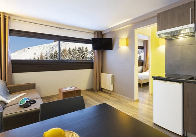 2 Kamer appartement 4 Personen - SOWELL RESIDENCES Crêt Voland 4* - Les Menuires Brelin