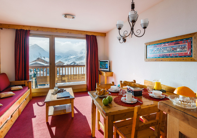2 Kamer appartement 4 personen niet terugbetaalbaar - travelski home select - Résidence L'Ecrin des Sybelles 4* - La Toussuire