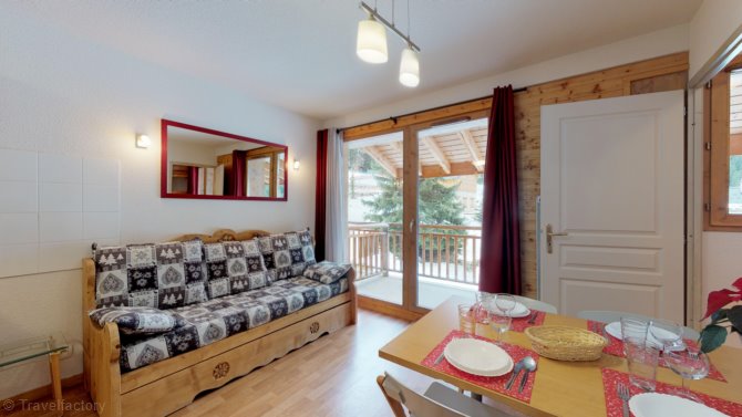 Studio cabine - 2 t/m 4 personen - Résidence Les Chalets de Florence 3* - Valfréjus