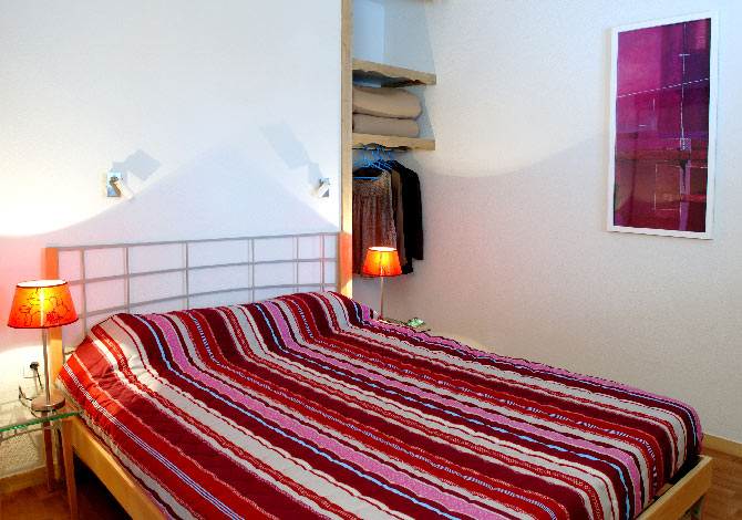 2-kamer appartement slaapnis - 2 t/m 8 personen - Résidence Les Chalets de Florence 3* - Valfréjus