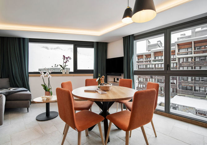 4 Stuk 6 Personen PMR met cabine - Résidence Quartz - Tignes Val Claret