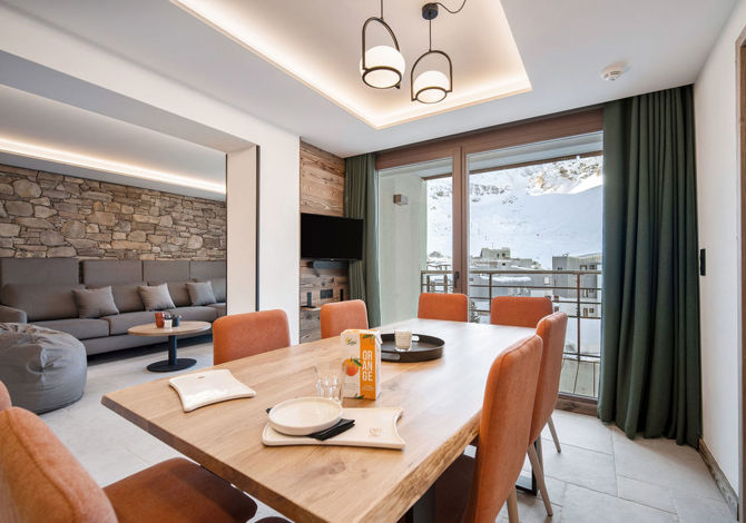 4 Kamer appartement 8 Personen met cabine - Résidence Quartz - Tignes Val Claret
