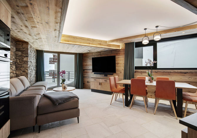 5 Kamer appartement 8 Personen - Résidence Quartz - Tignes Val Claret