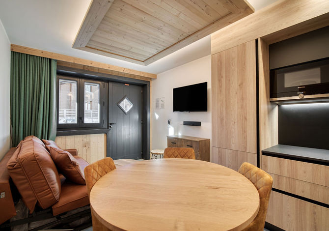 2 Kamer appartement 4 Personen - Résidence Le Lodge des Glaciers - La Rosière