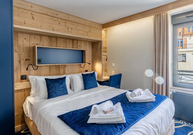 Standaardkamer (voor 1 volwassene) op basis van halfpension - Hotel Madame Vacances Les Cimes 3* - Vaujany