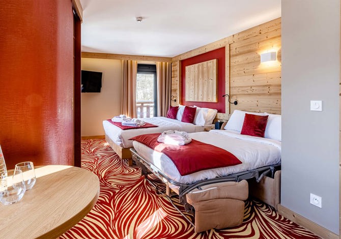 Superieur Kamer appartement 3 Personen in halfpension - Hotel Madame Vacances Les Cimes 3* - Vaujany