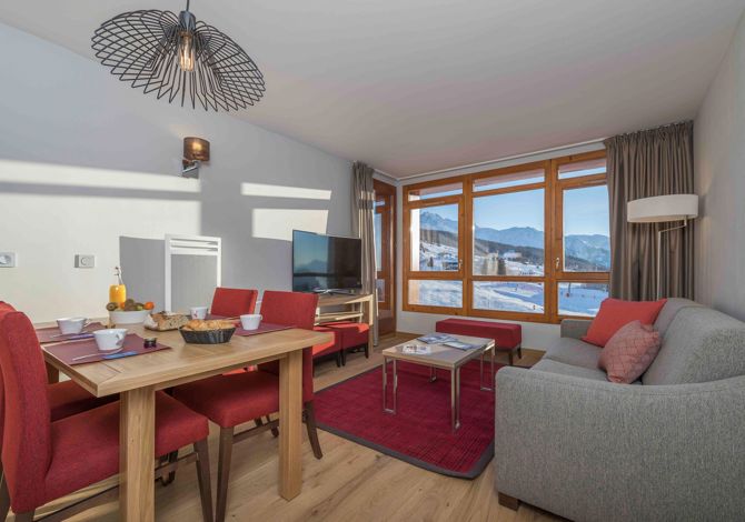 3 Kamer appartement 6 personen Standard - Résidence Prestige Odalys Edenarc 5* - Les Arcs 1800
