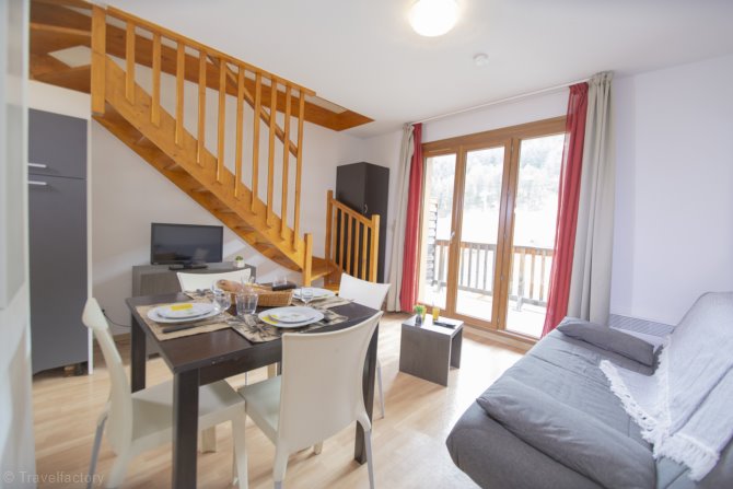 3 Kamer appartement duplex 6 personen Pistezicht - Résidence Les Terrasses du Soleil d'Or 3* - Les Orres