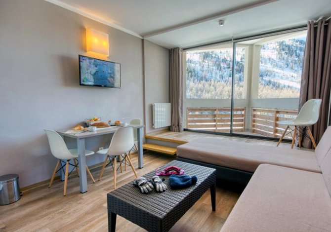 Studio 4 Personen met cabine en ontbijt - Résidence Le New Chastillon 4* - Isola 2000