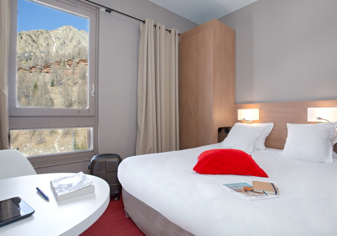 Kamer appartement 2 Personen (tweepersoonsbed) - Hôtel Club du Soleil Le Pas du Loup 3* - Isola 2000