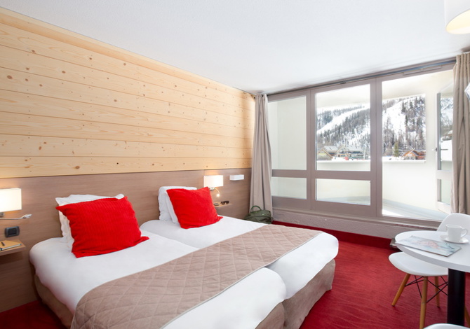 Superior Kamer appartement 3 Personen (eenpersoonsbedden) - Hôtel Club du Soleil Le Pas du Loup 3* - Isola 2000