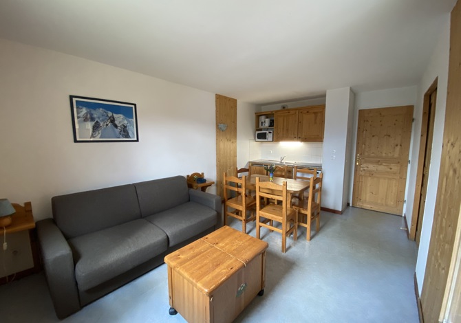 2 Kamer appartement 4/6 personen cabine - travelski home classic - Les Chalets de la Fontaine du Roi - Saint Jean d'Arves