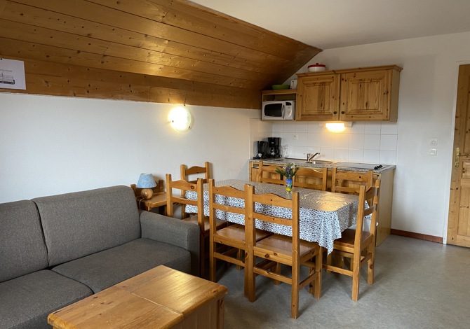 3-kamer appt. cabine - 4 t/m 6/8 personen - travelski home classic - Les Chalets de la Fontaine du Roi - Saint Jean d'Arves