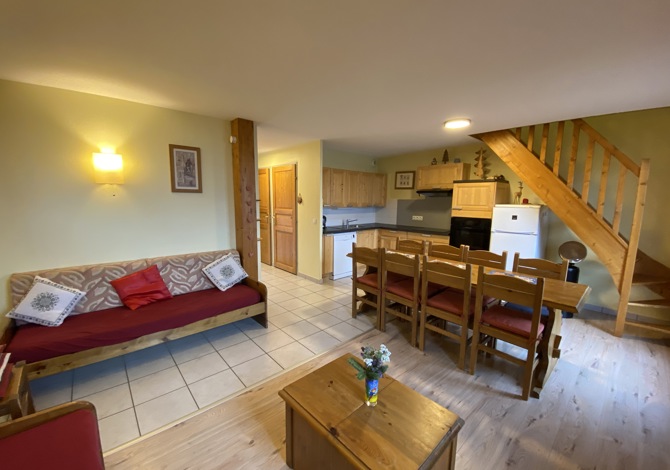 Chalet 4 Kamer appartement Duplex 10 personen - travelski home classic - Les Chalets de la Fontaine du Roi - Saint Jean d'Arves