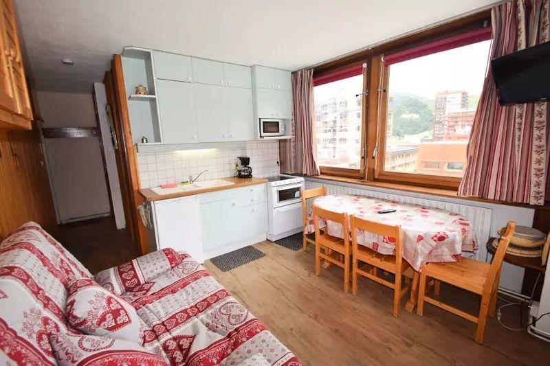 Studio voor 4 Personen - Residentie L'Everest - Plagne Centre