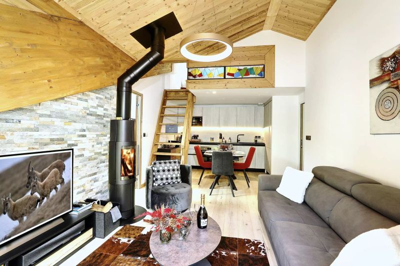 Intimistische penthouse met mezzanine - Residentie Ariondaz Helianthema - Courchevel 1650