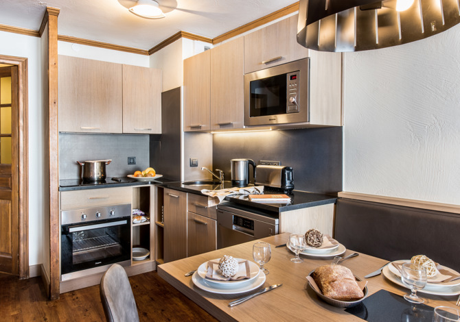 4 Kamer appartement 6 personen Soleil Ski school - Residenties Village Montana 4* - Dutchweek - Val Thorens