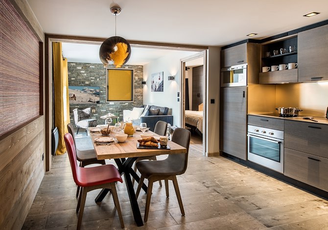 3 Pièces 4 personen Ski school - Residentie Montana Lodge - Dutchweek 5* - Val Thorens